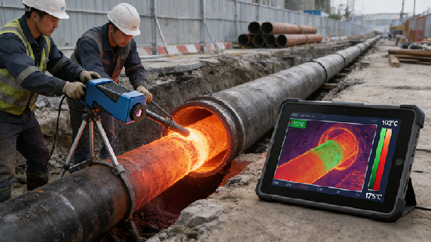 管道防腐喷涂智能化升级-给管道防腐喷涂装上 “热成像质检眼”