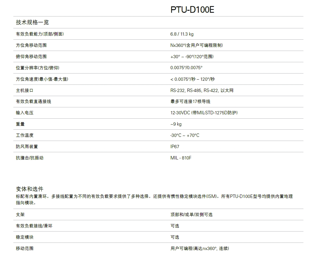 FLIR PTU-D100E 参数.png